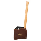 Axe Pouch, Brown, with Axe