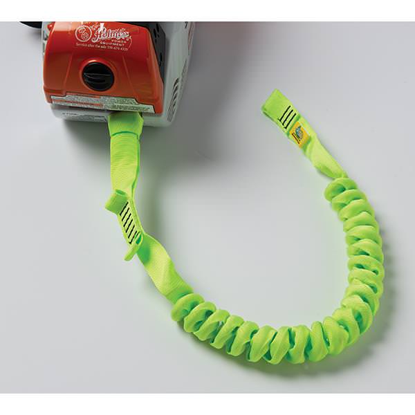 Coil Chainsaw Lanyard, Green